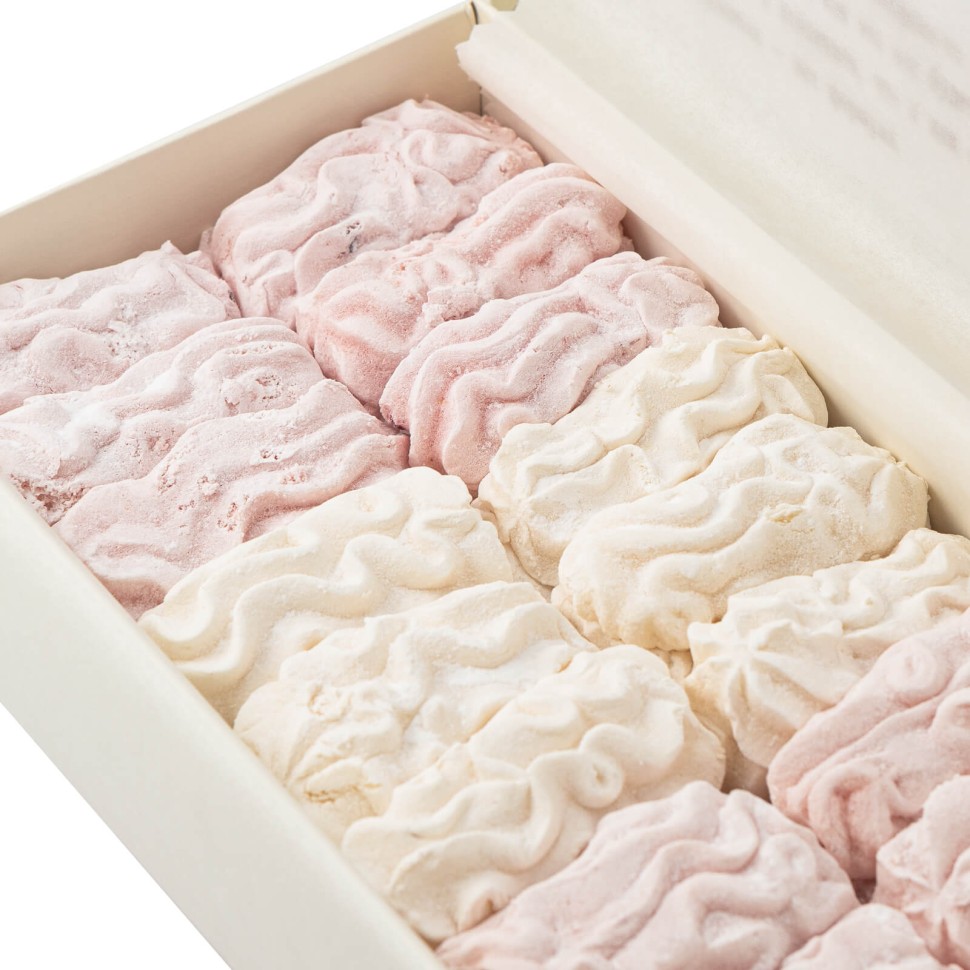 Ассорти воздушной пастилы палочками «От души желаю счастья!»