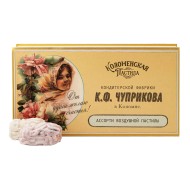 Ассорти воздушной пастилы палочками «От души желаю счастья!»