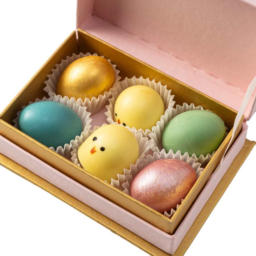 Конфеты шоколадные «Цыплята и яички»