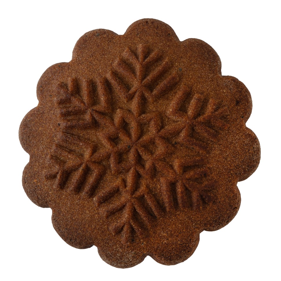 Переславский печатный пряник «Снежинка» 