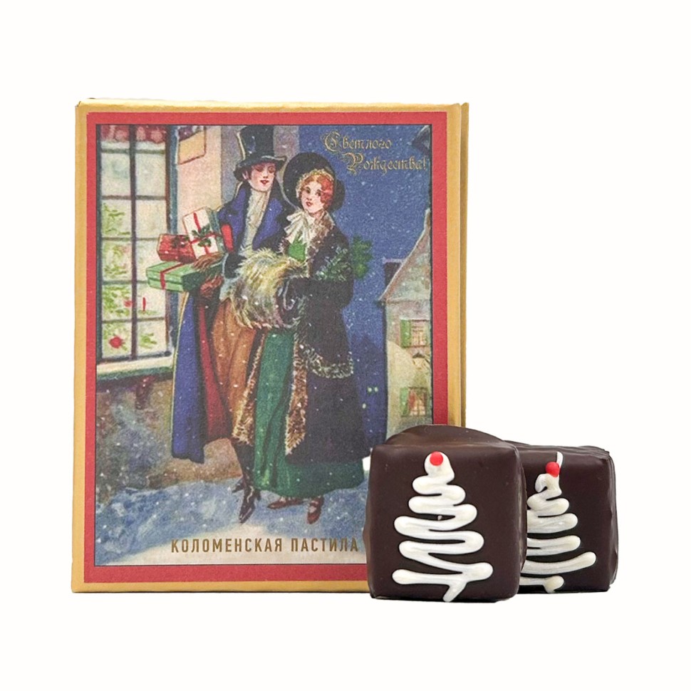«Светлого Рождества!» КонфеКты из постной пастилы в темном шоколаде