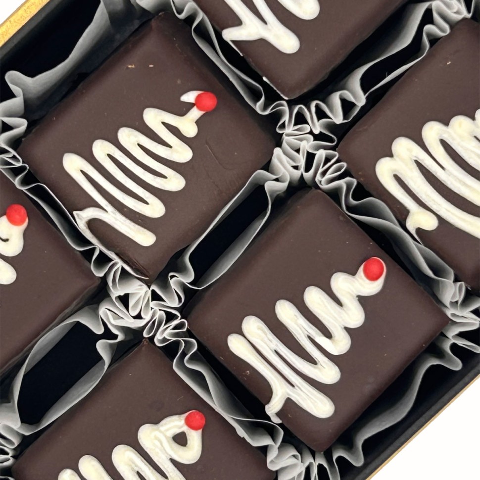 «Светлого Рождества!» КонфеКты из постной пастилы в темном шоколаде