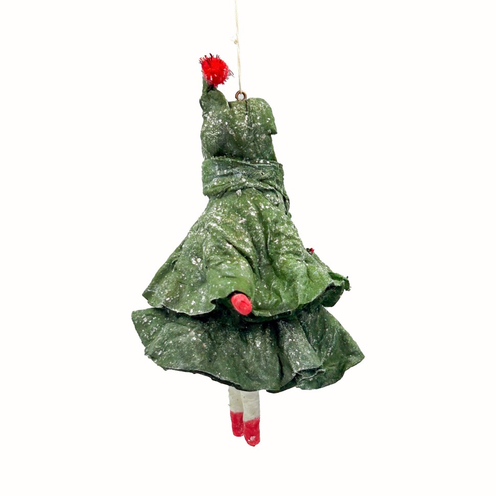 «Елочка» ватная игрушка ручной работы