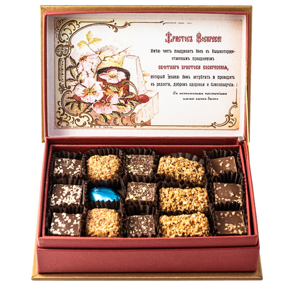 Набор шоколадных конфет «Пасхальный» (муз. коробка)