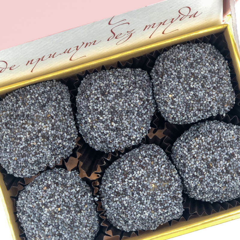 «Амурное послание» пастильные конфекты в маке