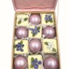 Музыкальная шкатулка с фиалками
