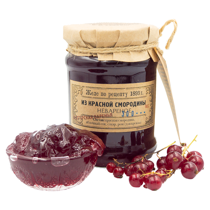 Желе из красной смородины