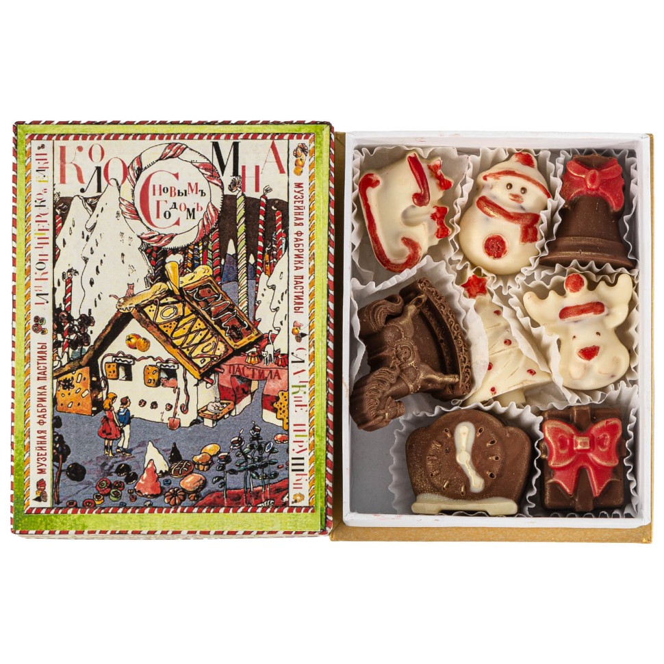 «Пастила и сласти» набор шоколадных фигурок ручной работы