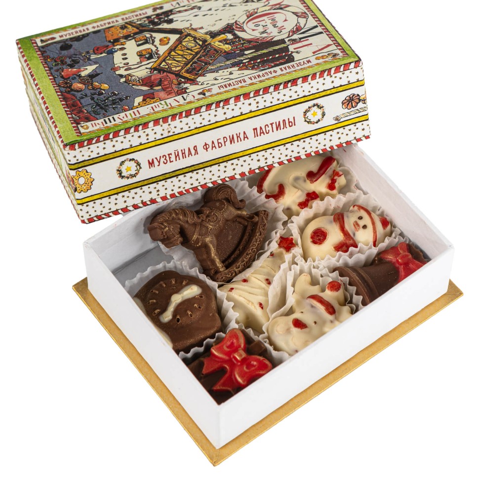«Пастила и сласти» набор шоколадных фигурок ручной работы