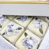 Яблочные подушки с фиалками