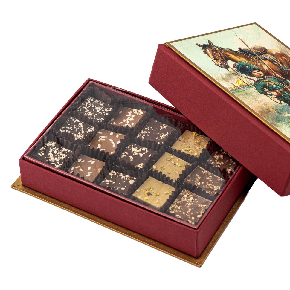 Набор шоколадных конфект «Мал золотник, да дорог»