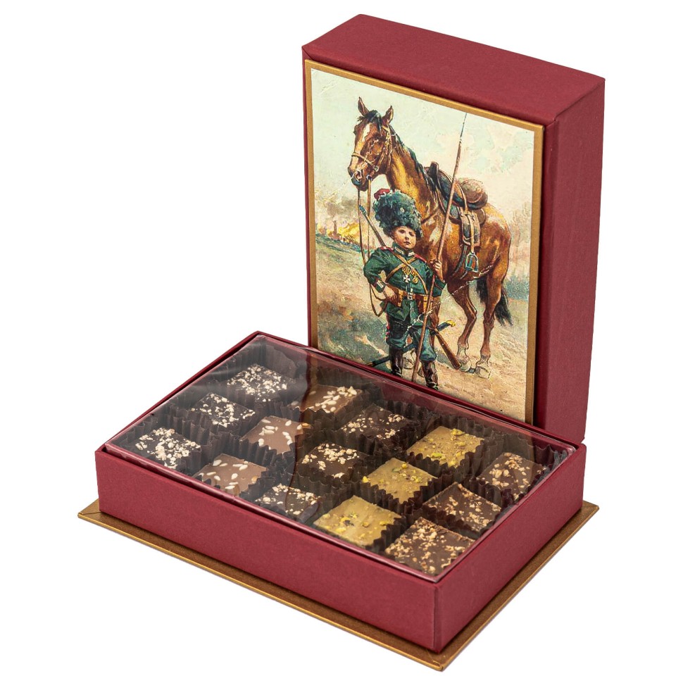 Набор шоколадных конфект «Мал золотник, да дорог»